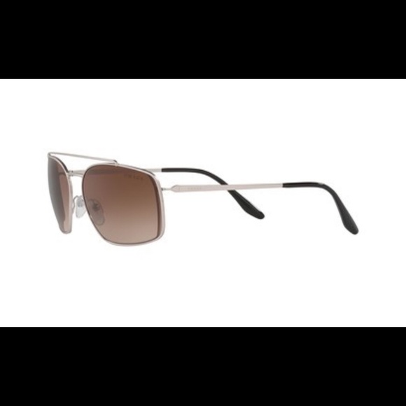 New Prada Catwalk 62mm Rectangular Sunglasses - Picture 4 of 9